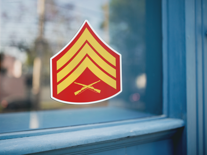 Sergeant Rank Sticker Marine Corps