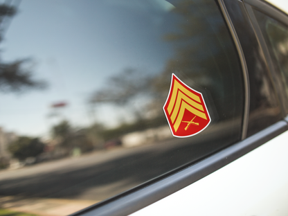 Sergeant Rank Sticker Marine Corps