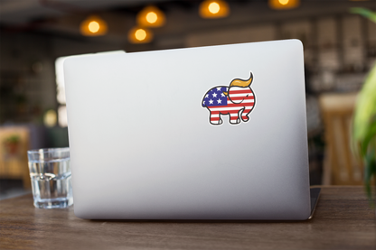 Trump Elephant Sticker - Political Decal