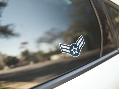 Airman First Class Rank Sticker - Air Force