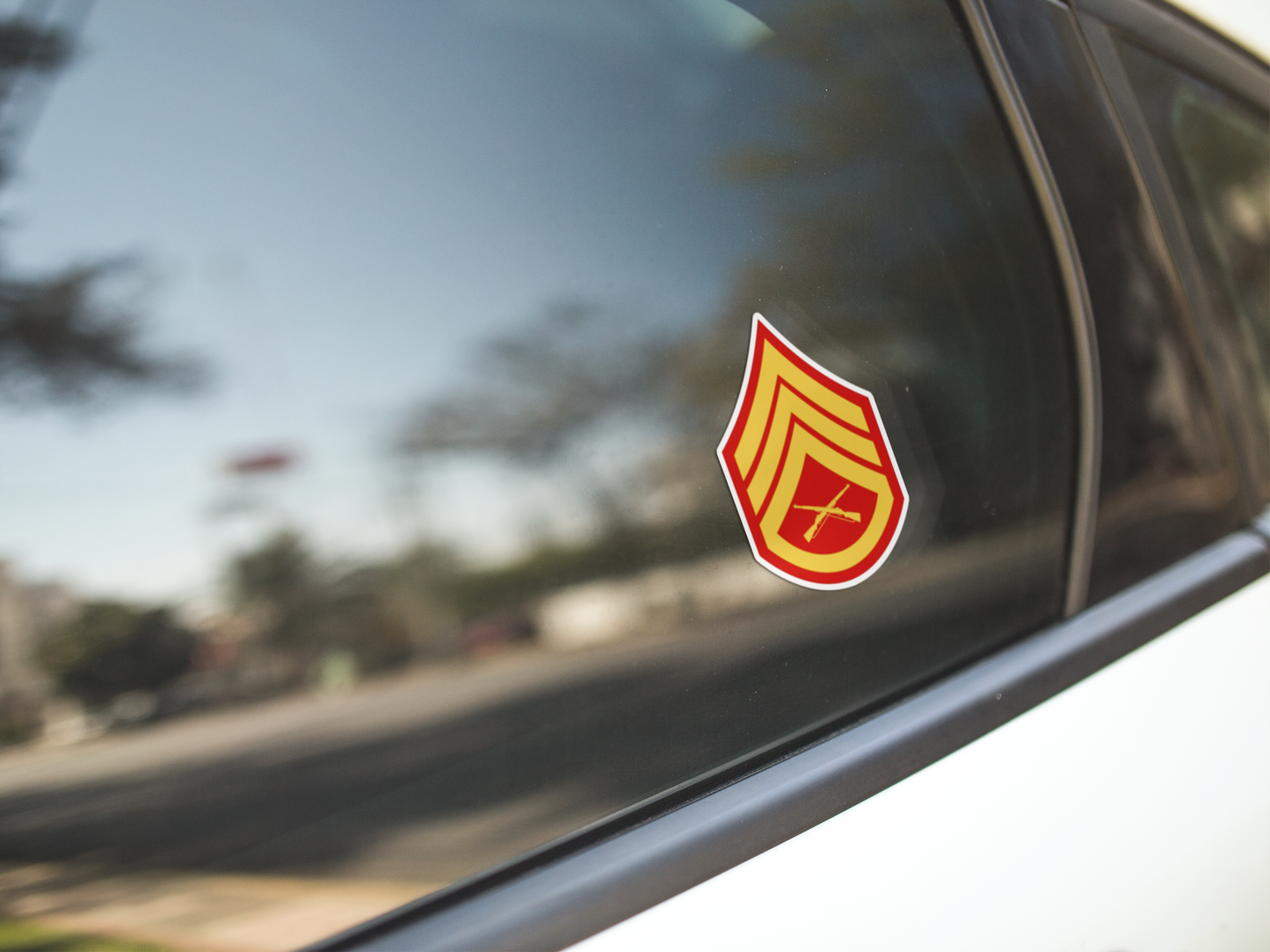 Staff Sergeant Rank Sticker - Marine Corps