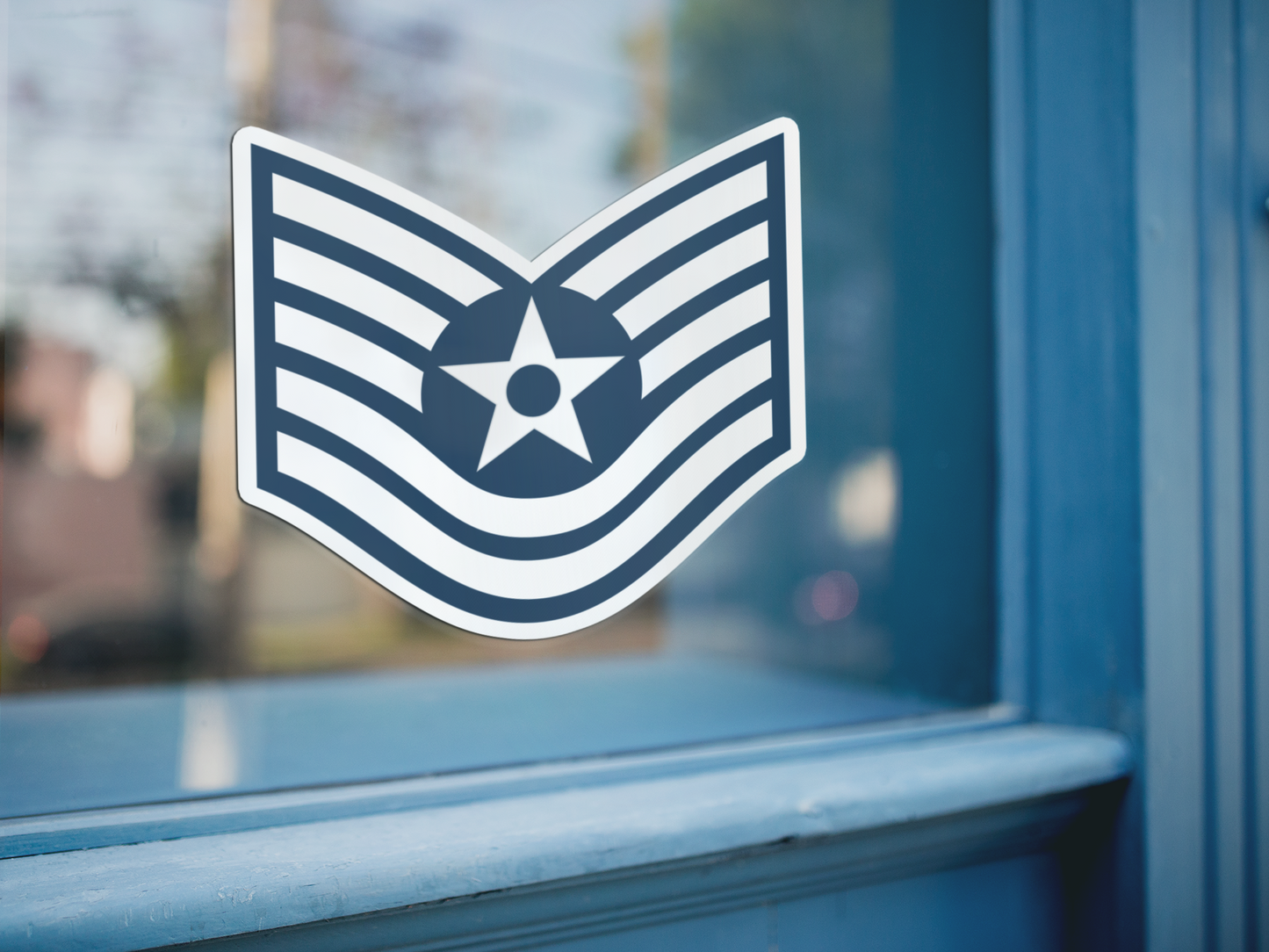 Master Sergeant Rank Sticker - Air Force