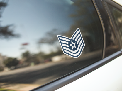 Master Sergeant Rank Sticker - Air Force