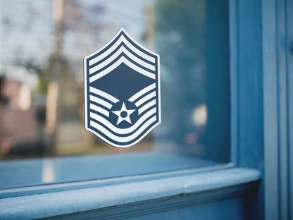 Chief Master Sergeant Rank Sticker - Air Force