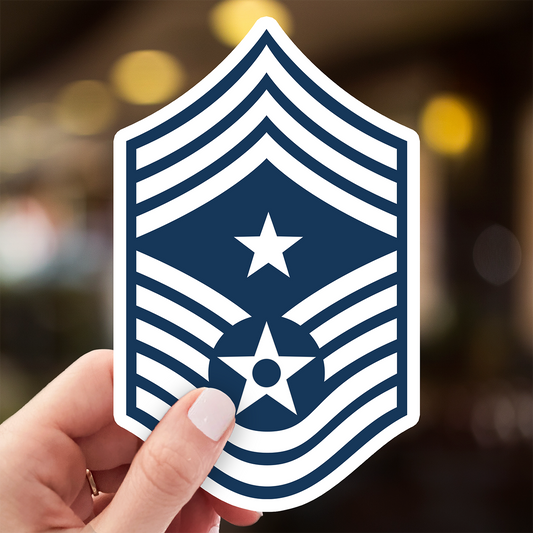 Command Chief Master Sergeant Rank Sticker - Air Force