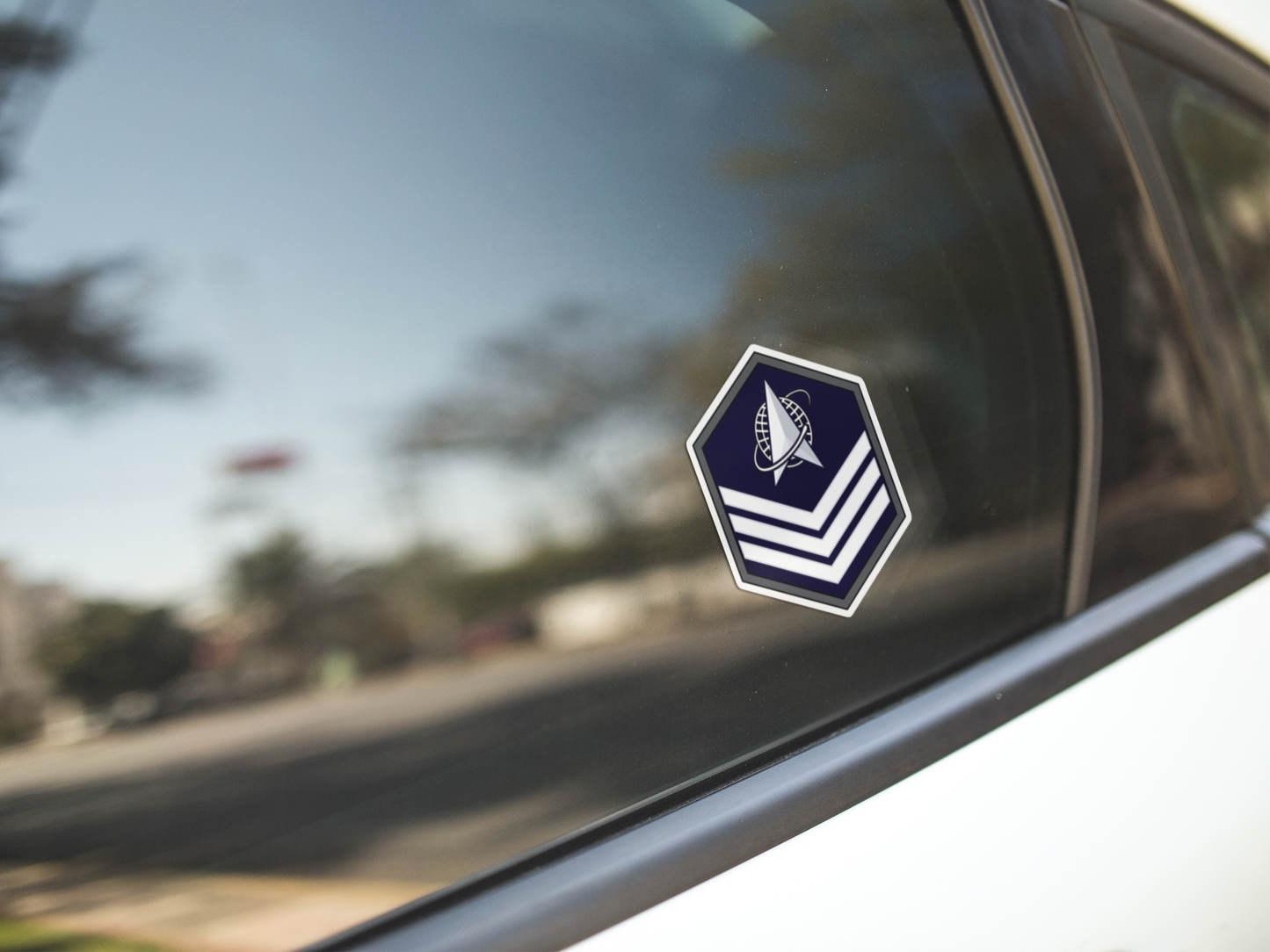 Space Force E5 Sergeant Rank Insignia Vinyl Sticker