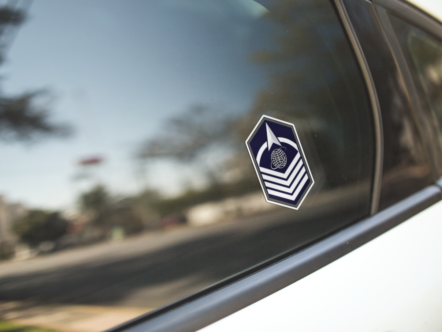 Space Force E7 Master Sergeant Rank Insignia Vinyl Sticker