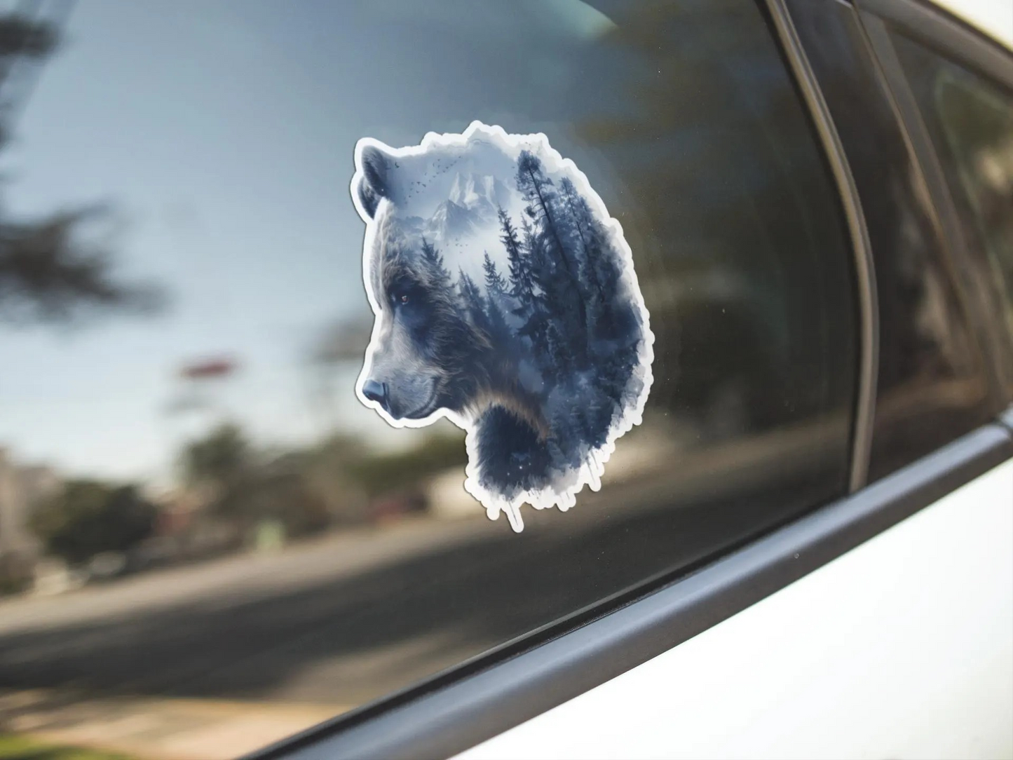 Grizzly Bear Sticker - Kiss-Cut Vinyl Decal