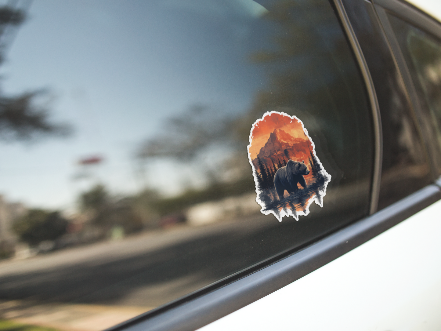 Grizzly Bear in the Wild - Vinyl Sticker